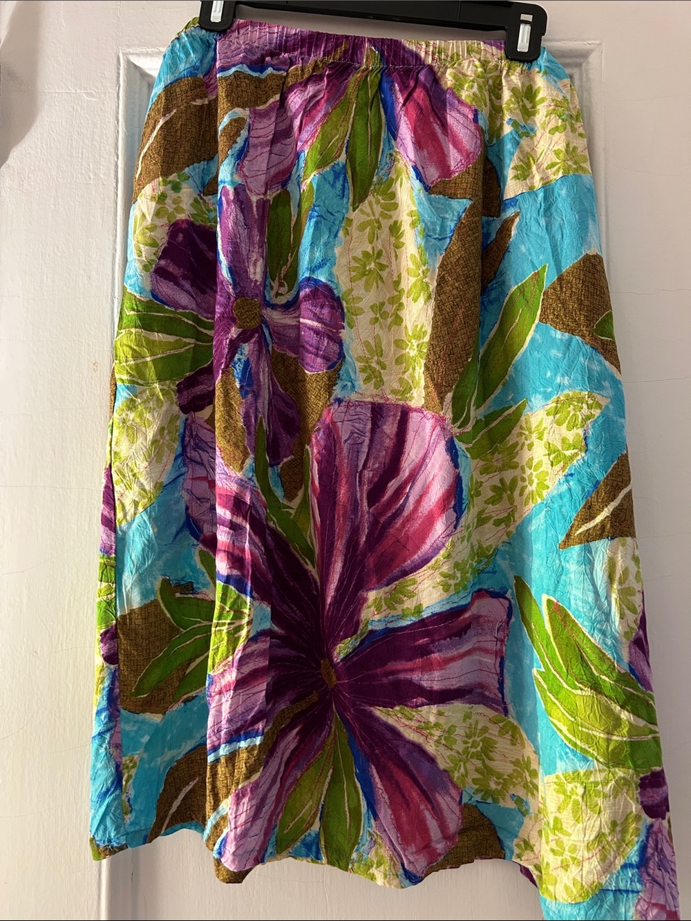 Jams World turquoise and orchid skirt